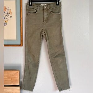 We the Free by Free People Faded Green Women's Jeans sz27